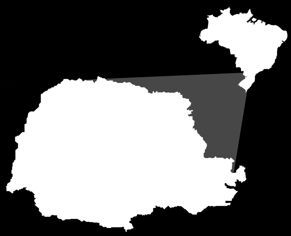 Dados Regionais Informações Geográficas Estado do Paraná Área 199 mil km 2 (2,3% do território nacional) População 10,4 milhões (5,5% da população brasileira)