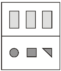 PROJEÇÃO ORTOGONAL A Figura acima mostra os três sólidos anteriores sendo projetados nos planos vertical e horizontal