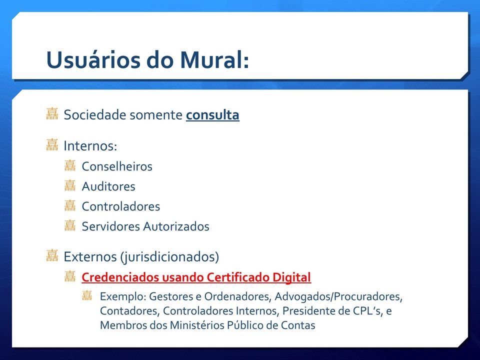 Certificado Digital Exemplo: Gestores e Ordenadores, Advogados/Procuradores,