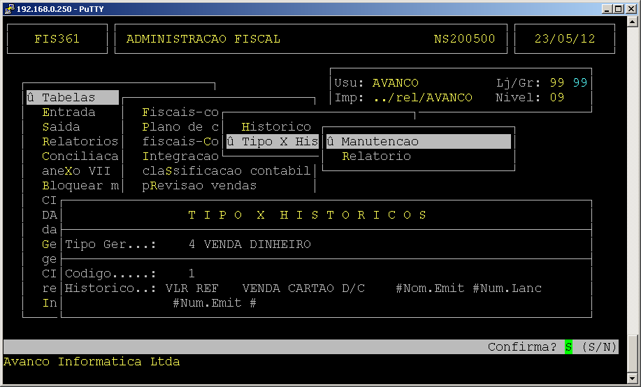 6 Num.Lanc= colhe o número do lançamento (Financeiro) Emitente= Adiciona o código do emitente (cliente ou fornecedor) C.