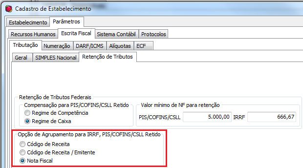 BOLETIM INFORMATIVO TÉCNICO APURAÇÃO DE TRIBUTOS RETIDOS: EMISSÃO DE DARF POR EMITENTE OU POR NOTA EMISSÃO DE DARF DE TRIBUTOS RETIDOS POR FORNECEDOR/NOTA FISCAL Para facilitar o controle dos