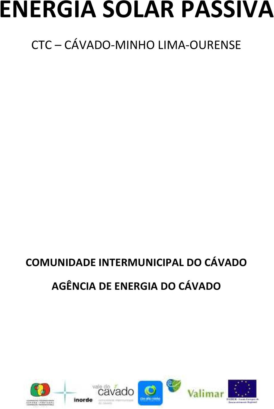 COMUNIDADE INTERMUNICIPAL DO