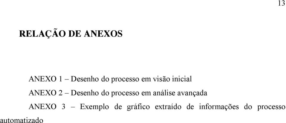 processo em análise avançada ANEXO 3 Exemplo de