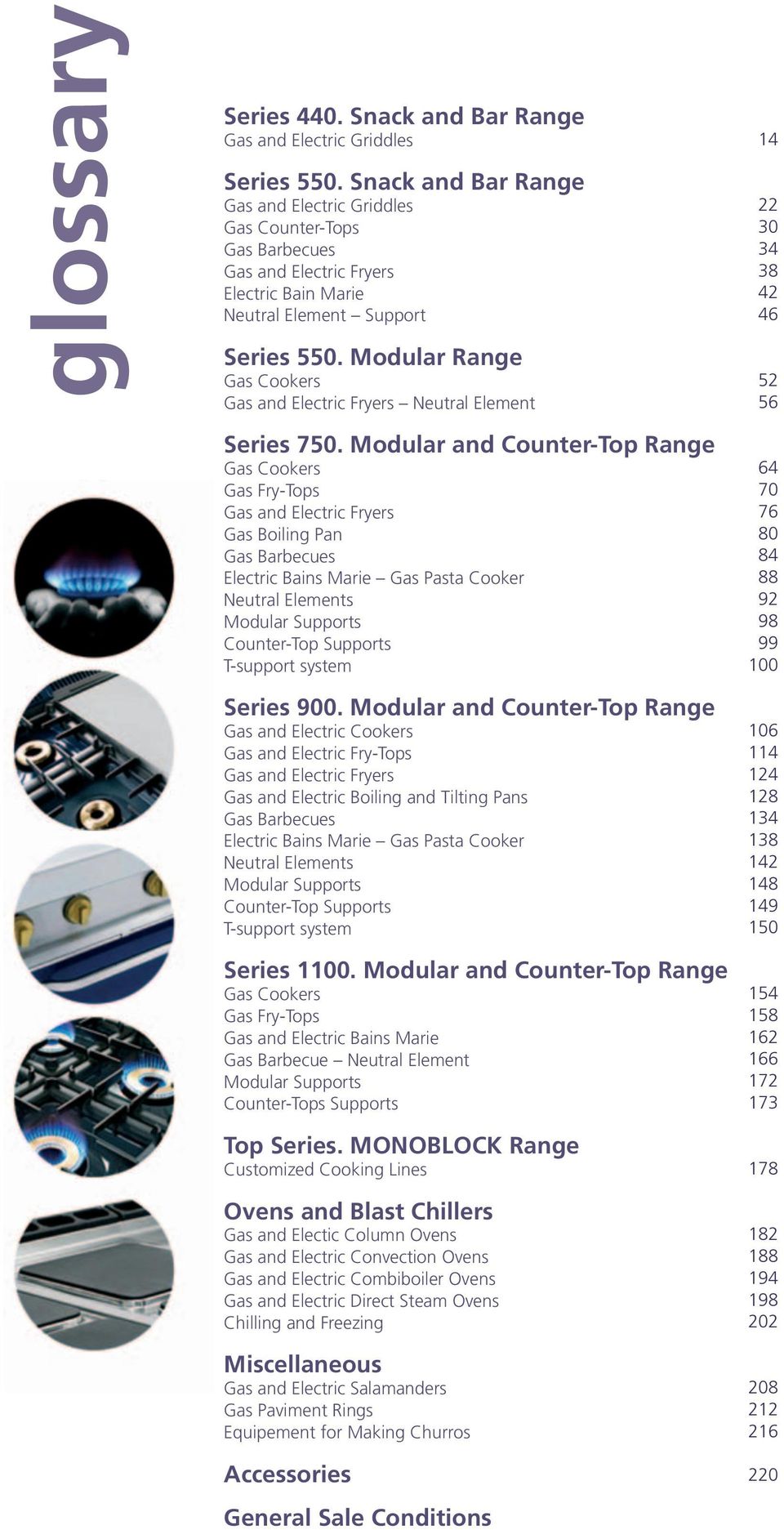 Modular and Counter-Top Range Top Series.