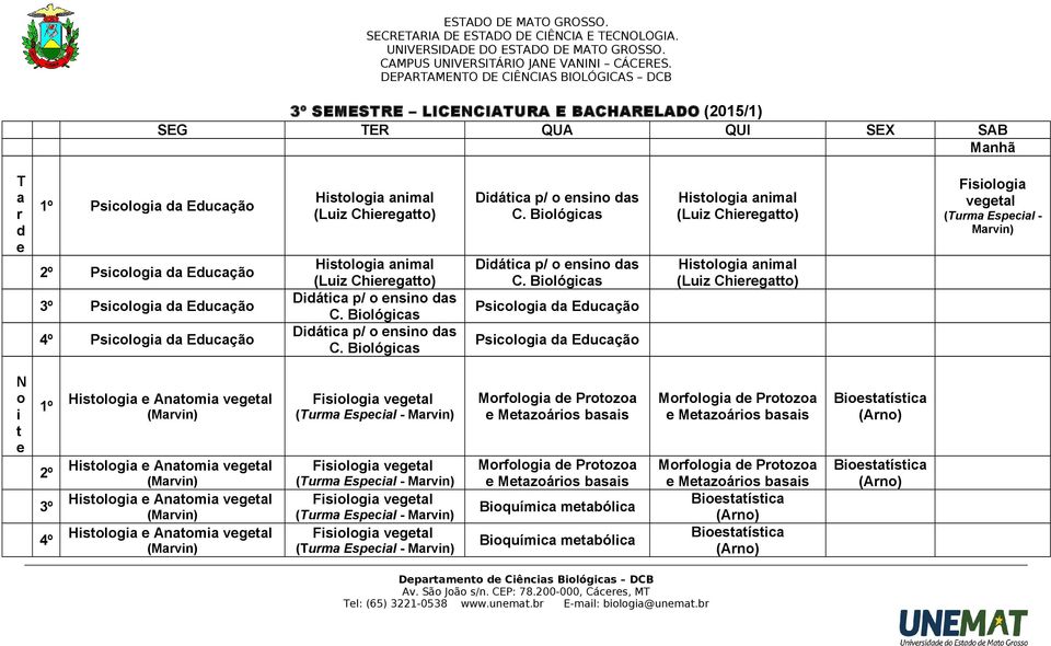 Biológicas p/ o nsino das C. Biológicas p/ o nsino das C.