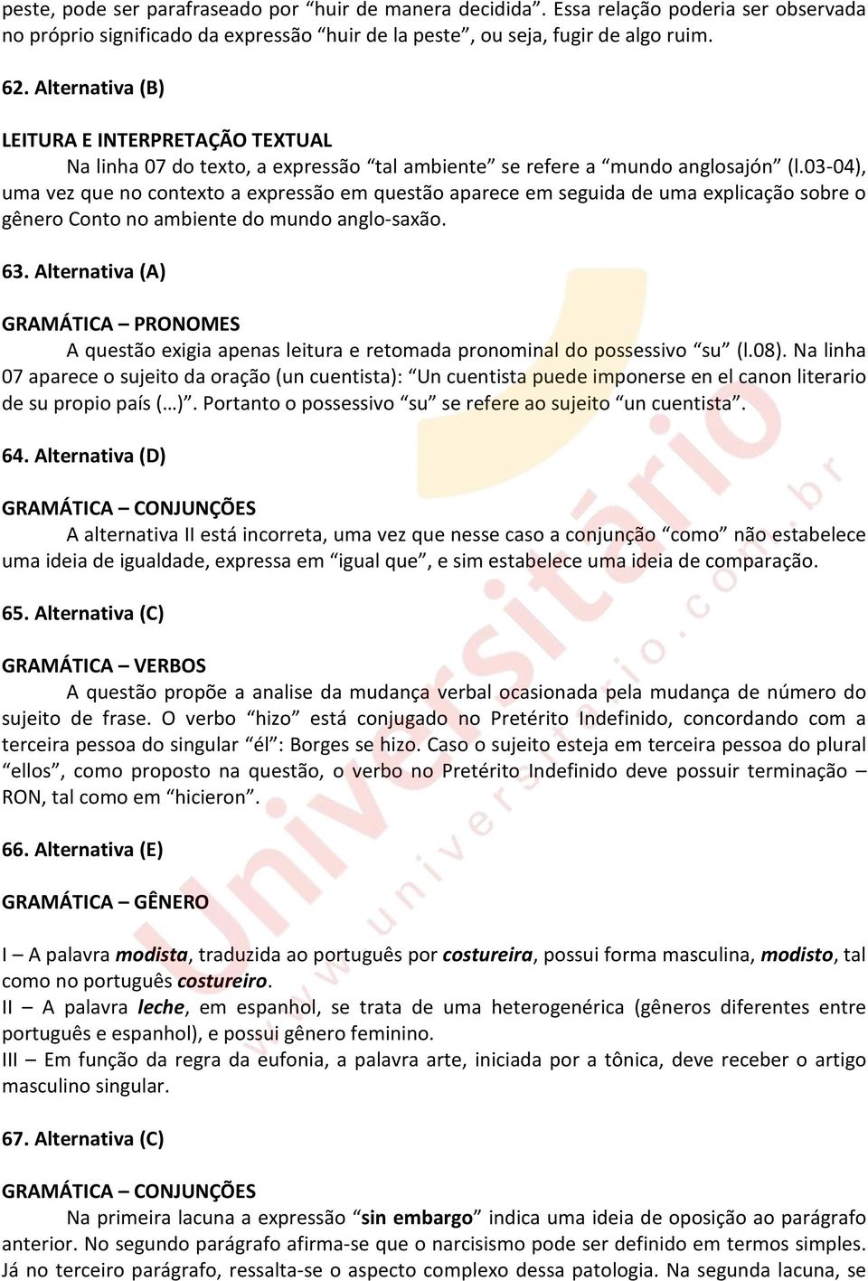 03-04), uma vez que no contexto a expressão em questão aparece em seguida de uma explicação sobre o gênero Conto no ambiente do mundo anglo-saxão. 63.