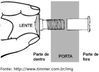 câmera, em uma posição p = 100 cm, e a distância entre a lente e o filme é ajustada até que uma imagem nítida real invertida se forme no filme, conforme mostra a figura.