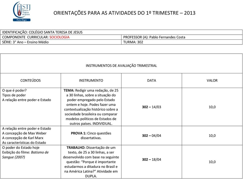 Batismo de Sangue (2007) TEMA: Redigir uma redação, de 25 a 30 linhas, sobre a situação do poder empregado pelo Estado ontem e hoje.