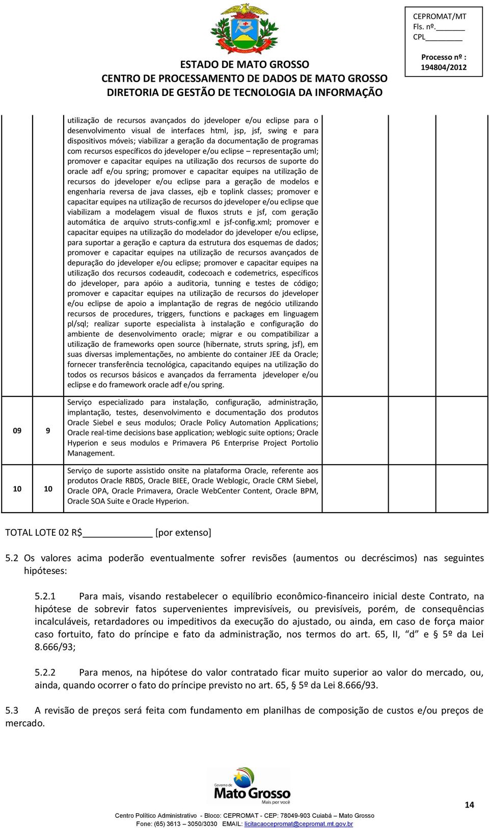 equipes na utilização de recursos do jdeveloper e/ou eclipse para a geração de modelos e engenharia reversa de java classes, ejb e toplink classes; promover e capacitar equipes na utilização de