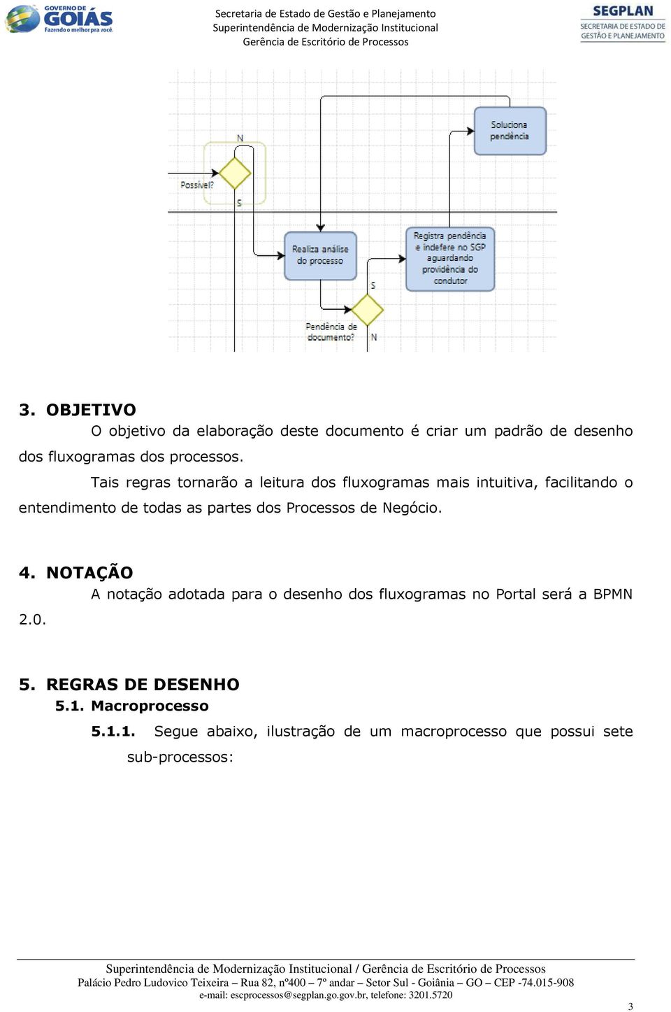 Processos de Negócio. 4. NOTAÇÃO A notação adotada para o desenho dos fluxogramas no Portal será a BPMN 2.0. 5.