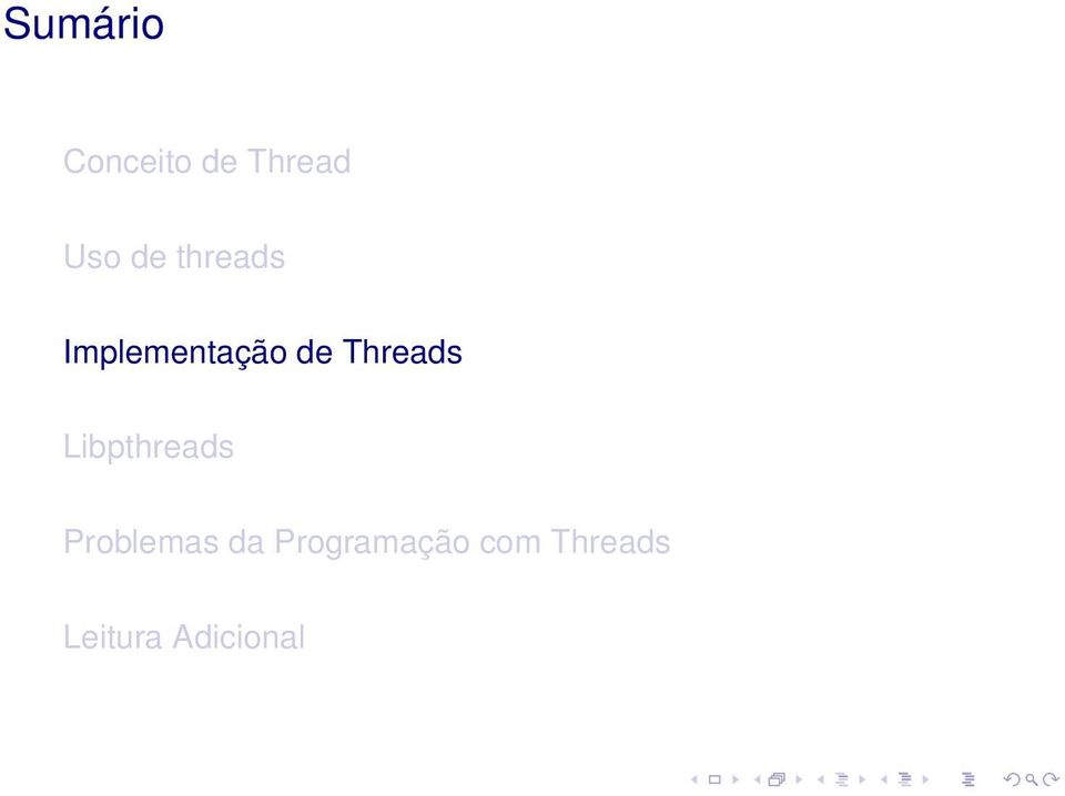 Libpthreads Problemas da