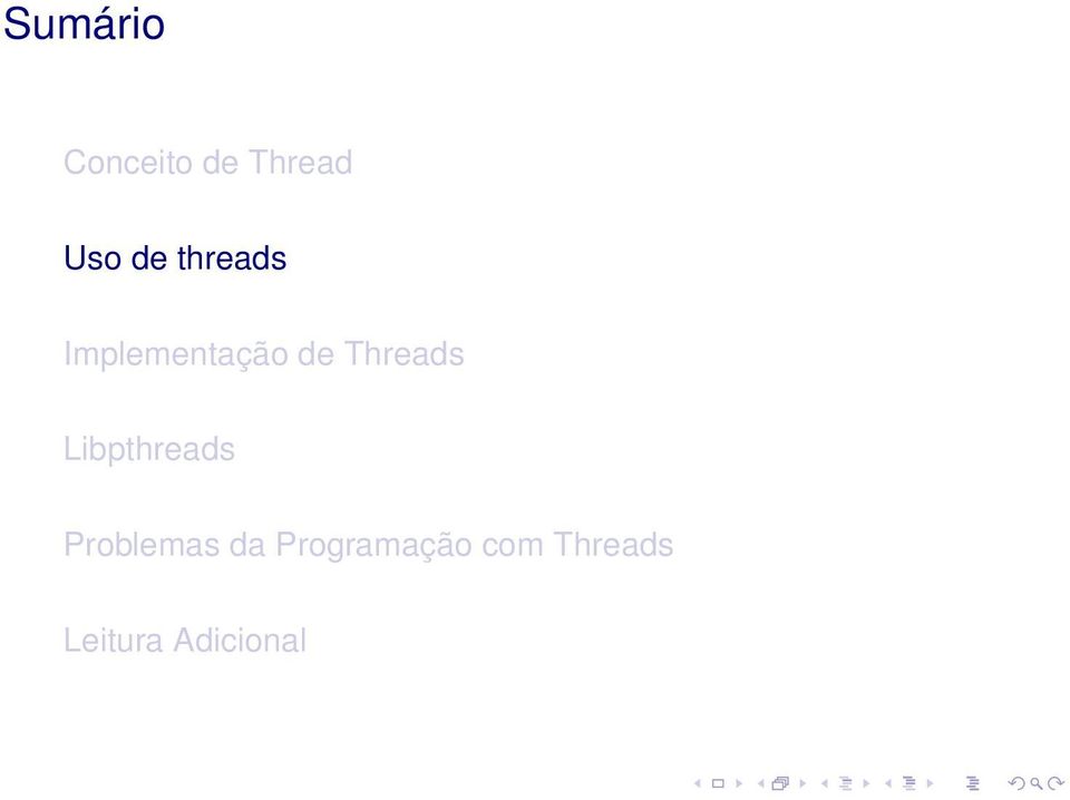 Libpthreads Problemas da