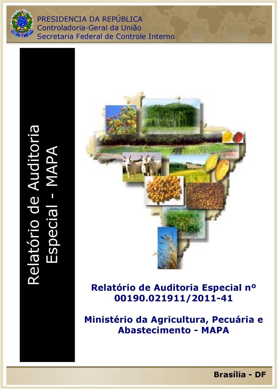 MAPA Relatório de Auditoria Especial nº 00190.