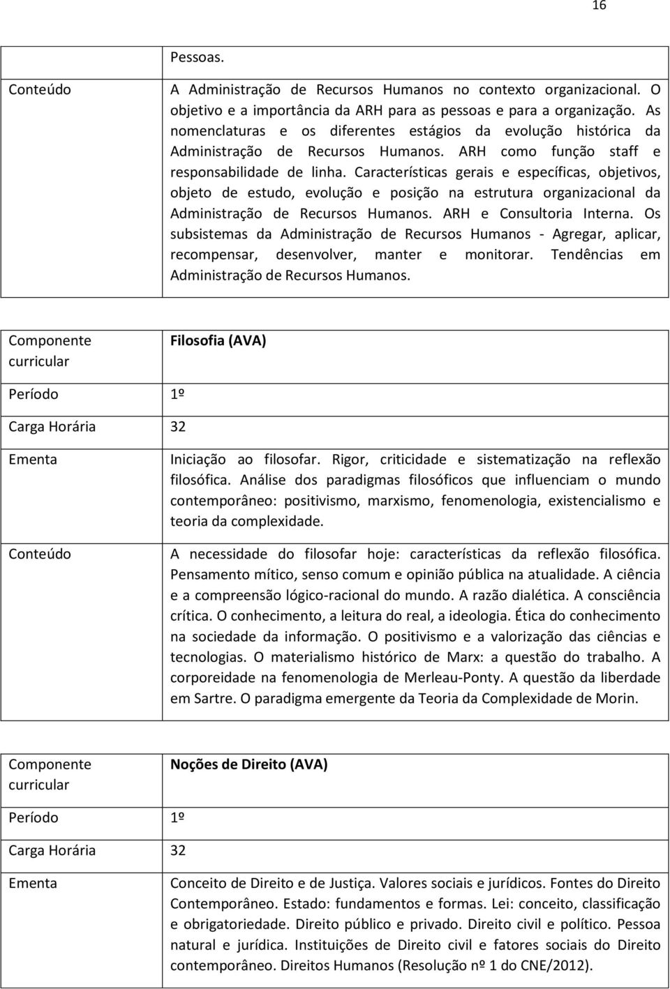 Características gerais e específicas, objetivos, objeto de estudo, evolução e posição na estrutura organizacional da Administração de Recursos Humanos. ARH e Consultoria Interna.