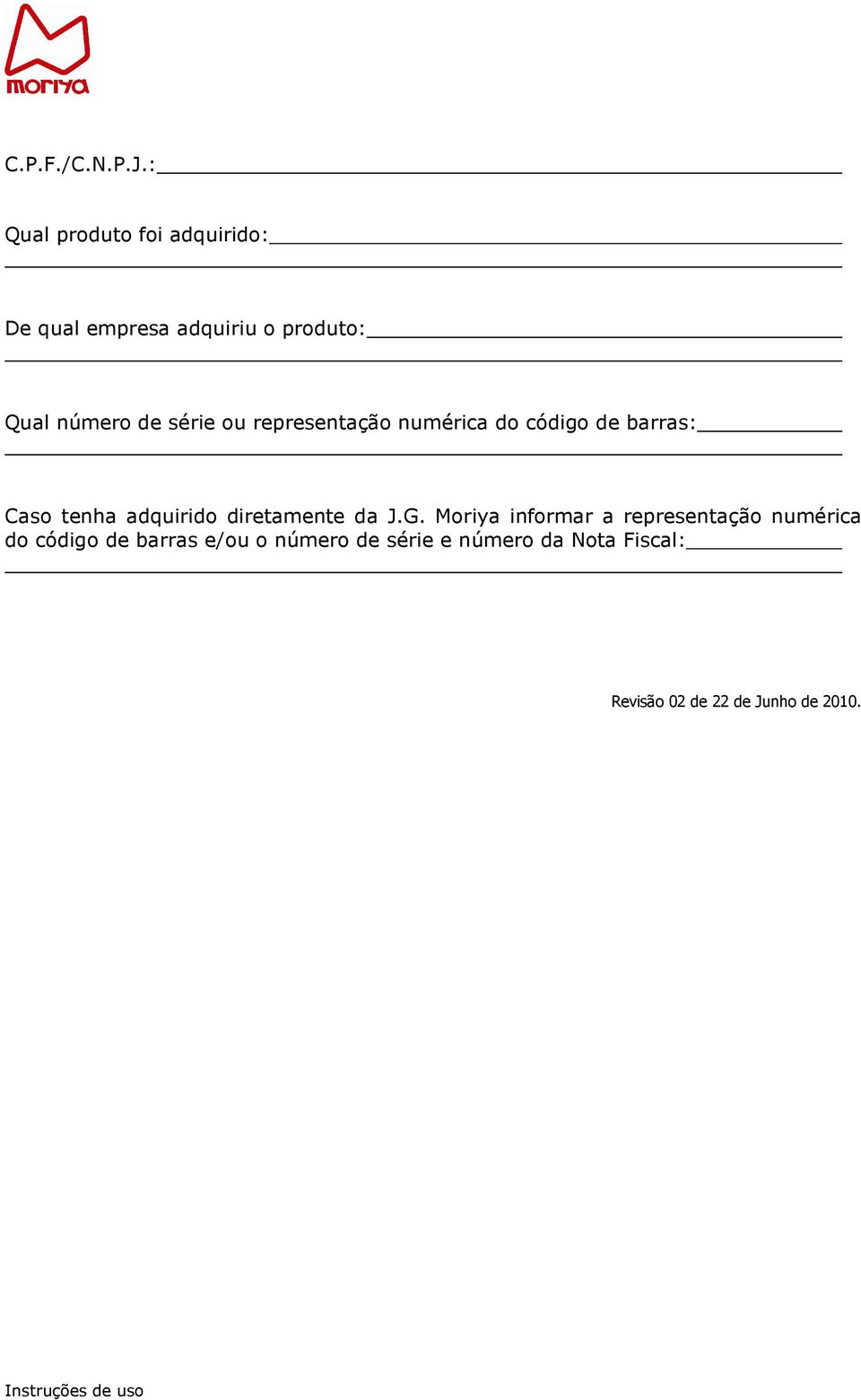 série ou representação numérica do código de barras: Caso tenha adquirido