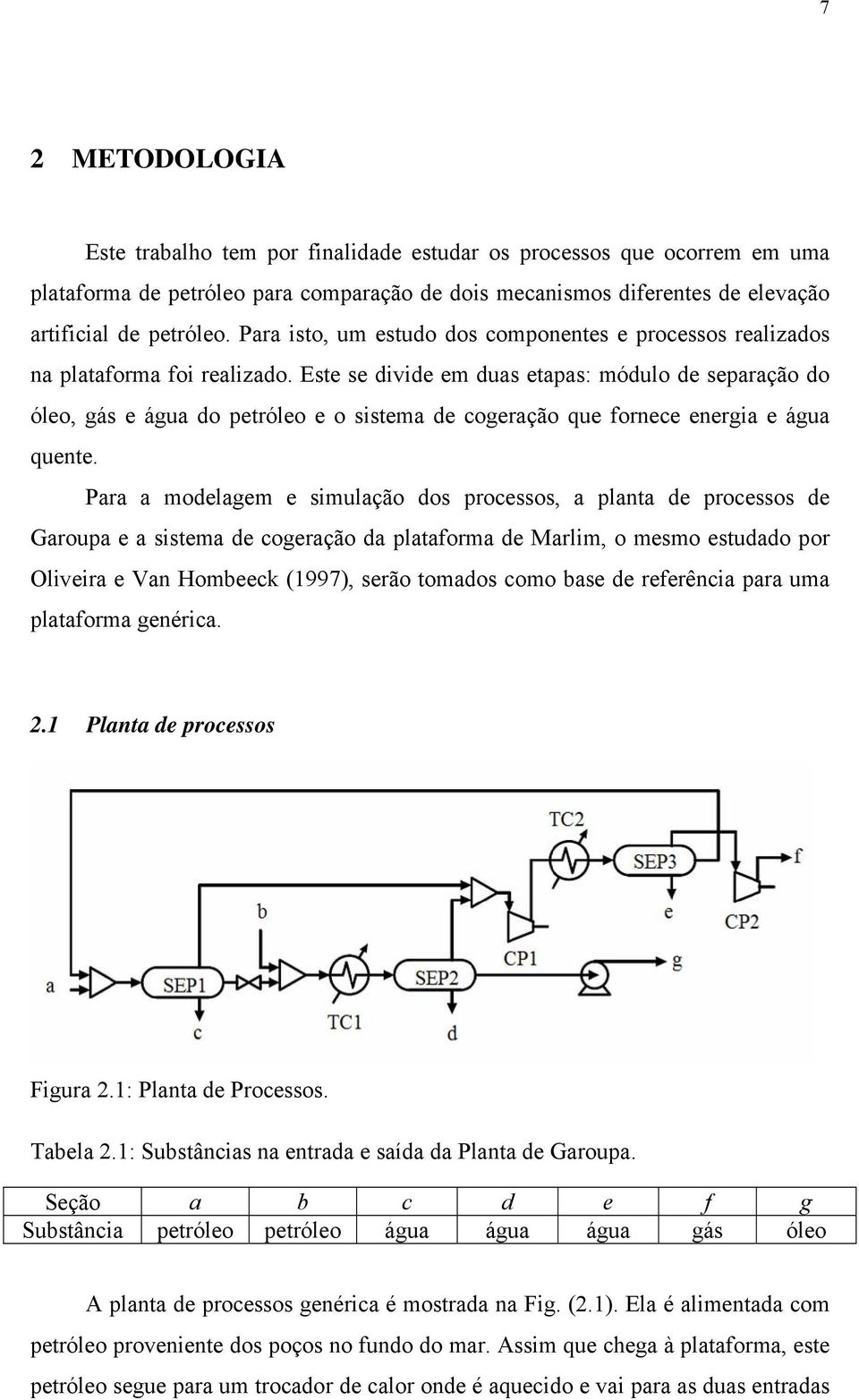 Este se divide em duas etapas: módulo de separação do óleo, gás e água do petróleo e o sistema de cogeração que fornece energia e água quente.