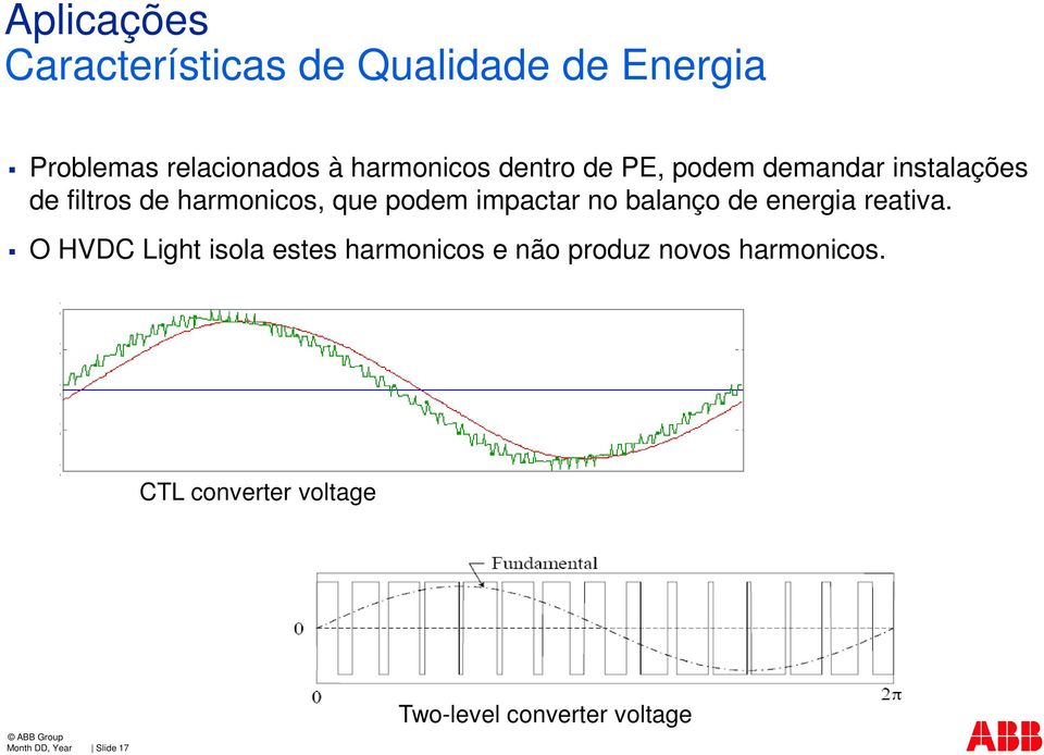 podem impactar no balanço de energia reativa.