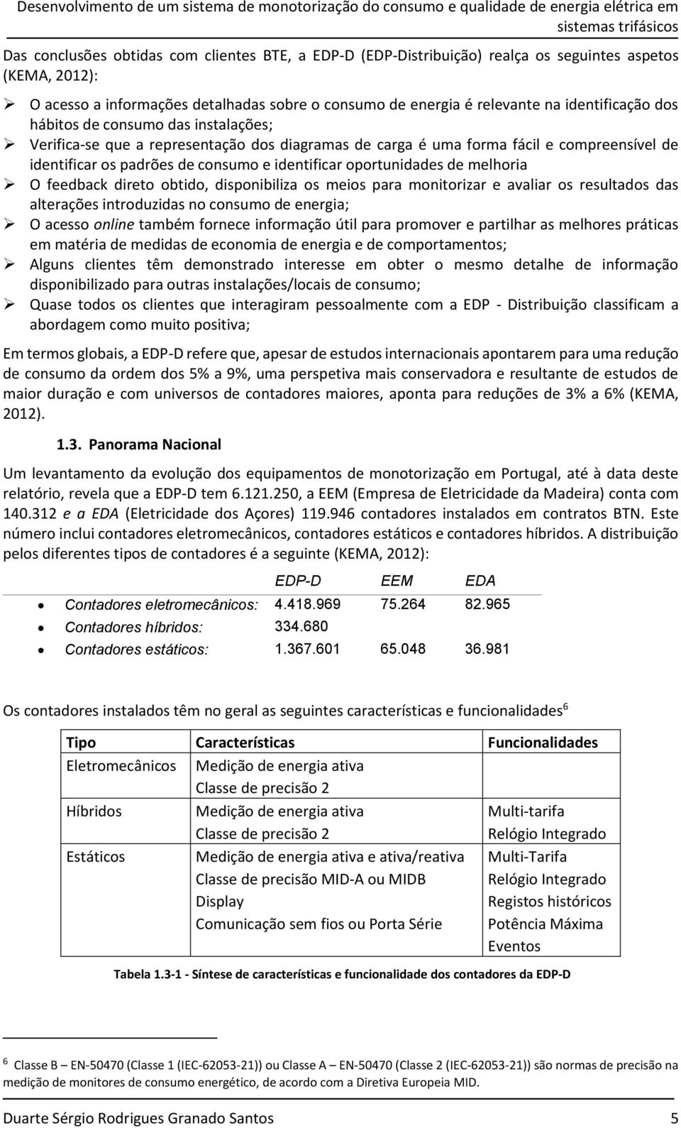 forma fácil e compreensível de identificar os padrões de consumo e identificar oportunidades de melhoria O feedback direto obtido, disponibiliza os meios para monitorizar e avaliar os resultados das