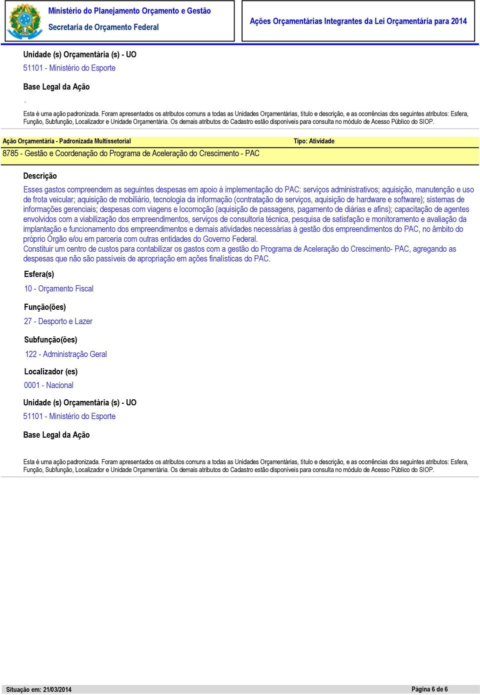 de informações gerenciais; despesas com viagens e locomoção (aquisição de passagens, pagamento de diárias e afins); capacitação de agentes envolvidos com a viabilização dos empreendimentos, serviços