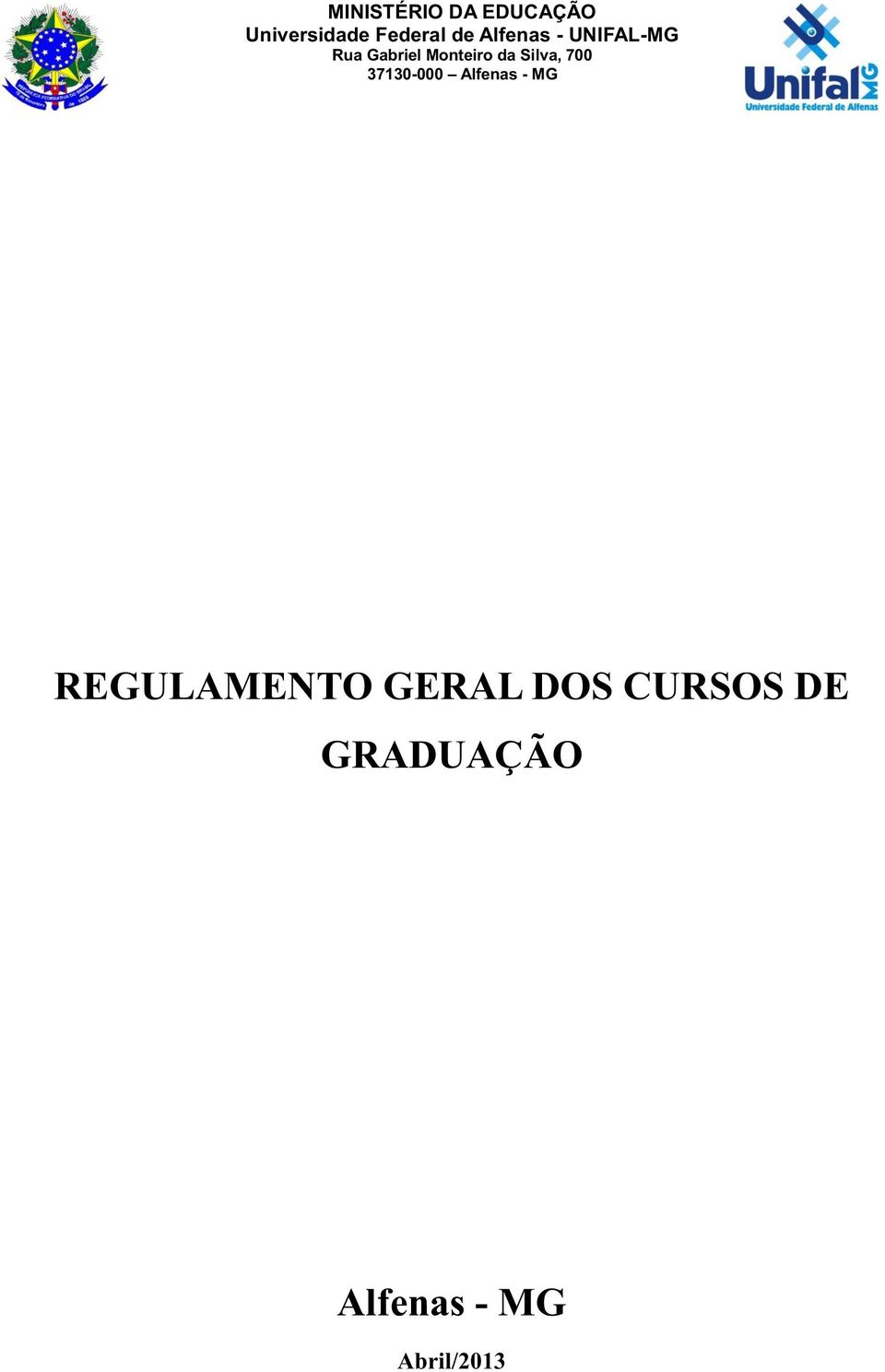 DE GRADUAÇÃO