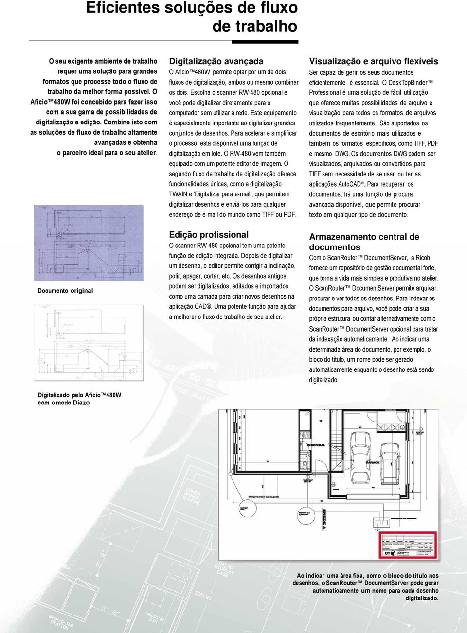 Combine isto com as soluções de fluxo de trabalho altamente avançadas e obtenha o parceiro ideal para o seu atelier.