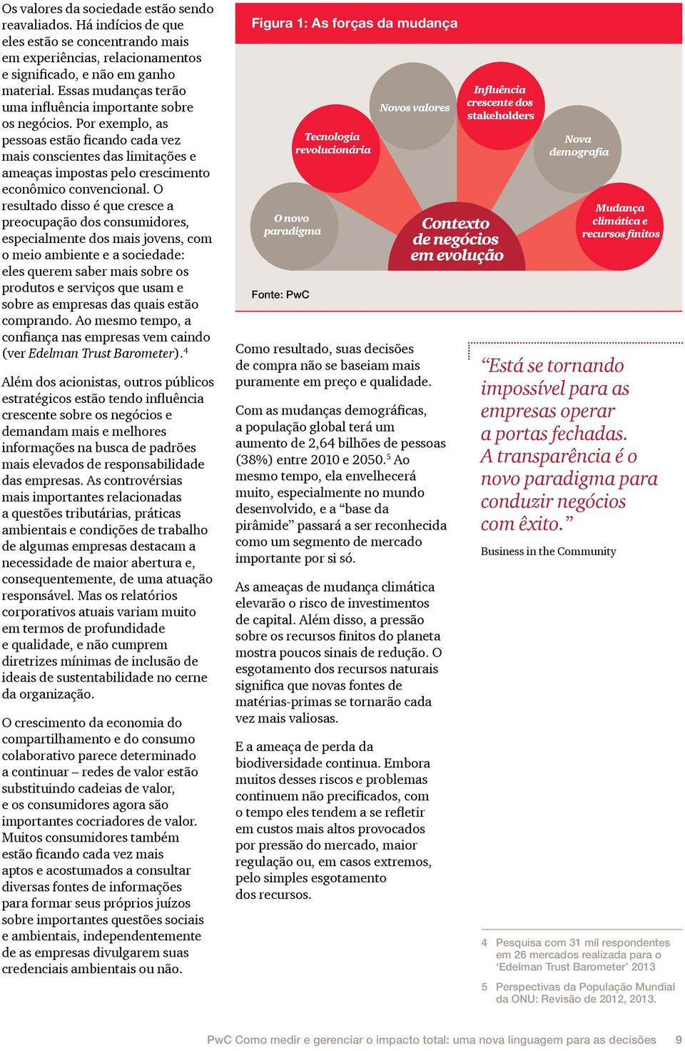 Por exemplo, as pessoas estão ficando cada vez mais conscientes das limitações e ameaças impostas pelo crescimento econômico convencional.