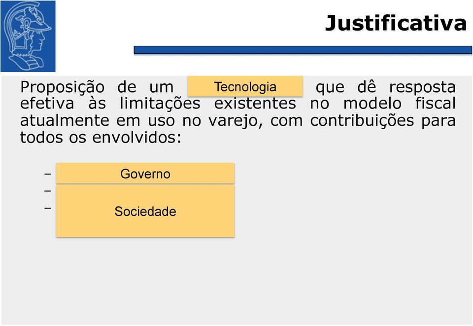 atualmente em uso no varejo, com contribuições para todos os