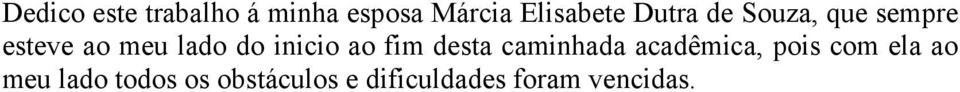 inicio ao fim desta caminhada acadêmica, pois com ela