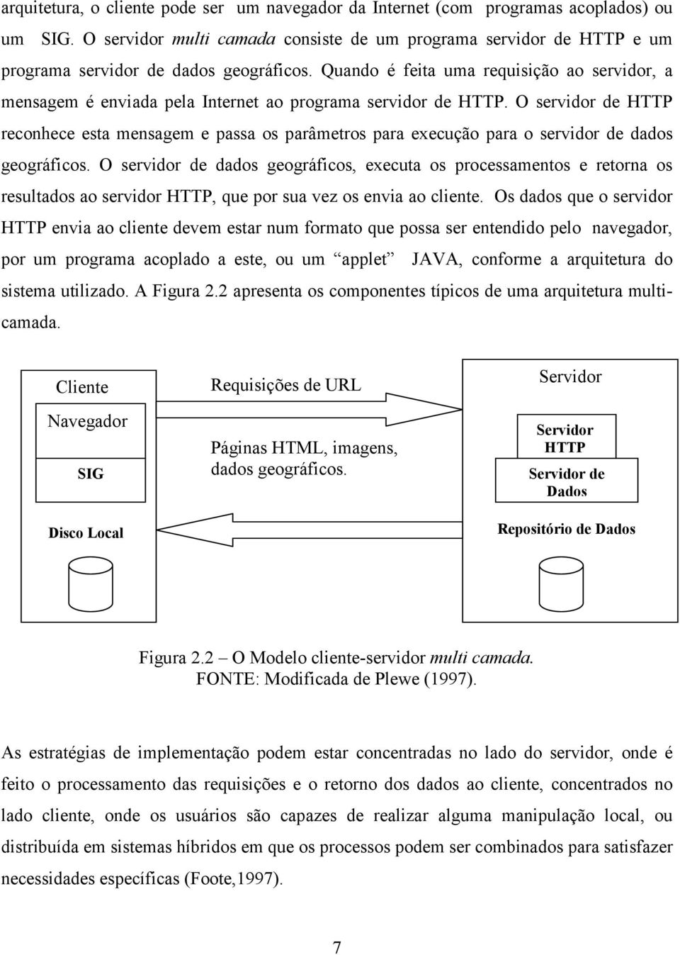 Quando é feita uma requisição ao servidor, a mensagem é enviada pela Internet ao programa servidor de HTTP.