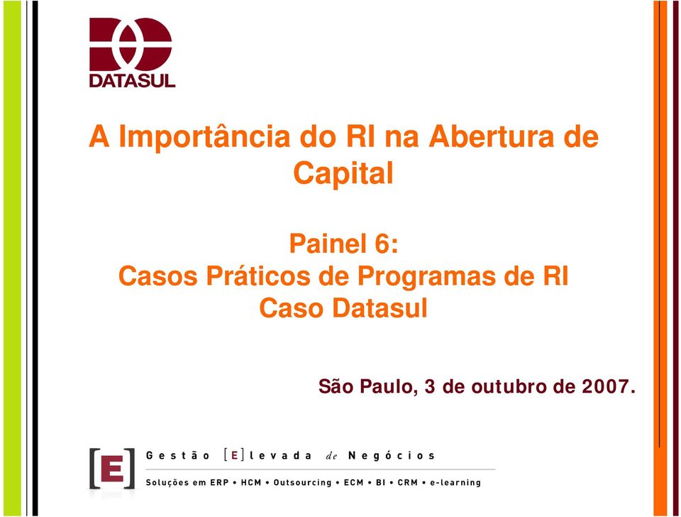 Práticos de Programas de RI Caso