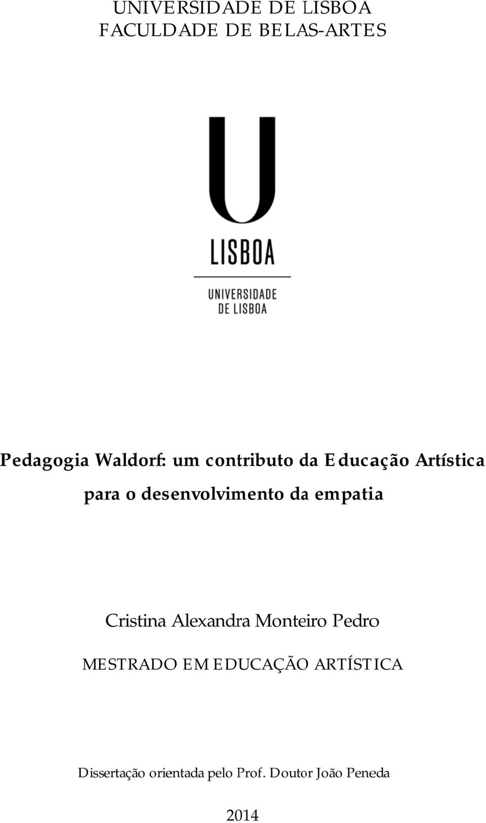 desenvolvimento daa empatia Cristina Alexandra Monteiro Pedroo