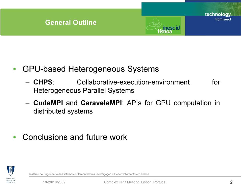 Parallel Systems CudaMPI and CaravelaMPI: APIs for GPU