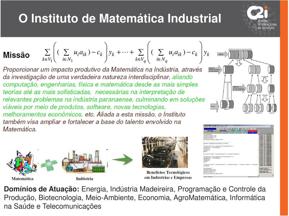 Indústria Madeireira, Programação e Controle da Produção, Biotecnologia,