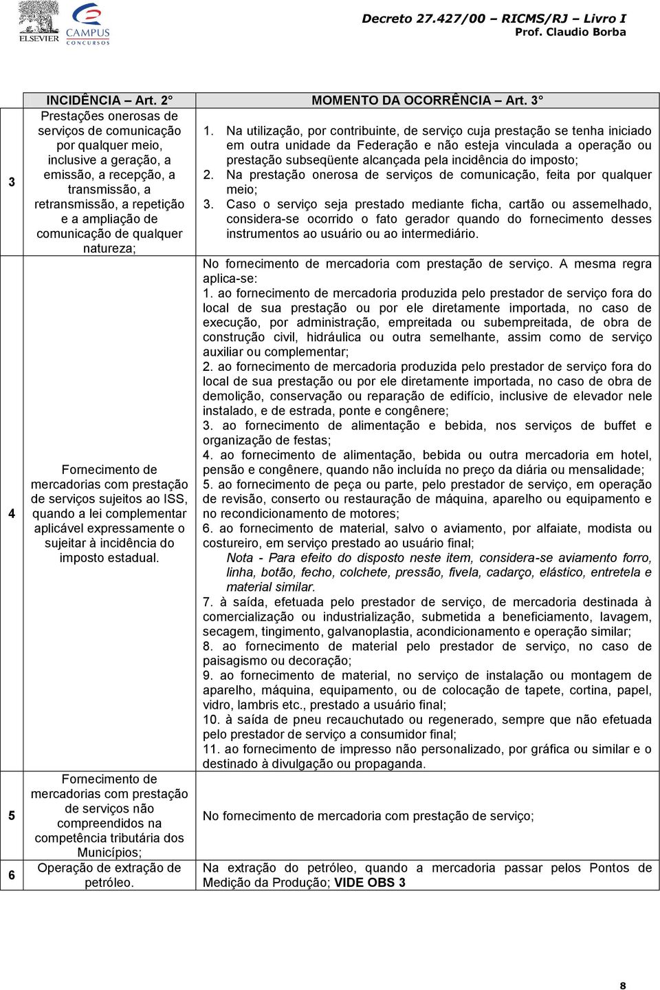 natureza; Fornecimento de mercadorias com prestação de serviços sujeitos ao ISS, quando a lei complementar aplicável expressamente o sujeitar à incidência do imposto estadual.