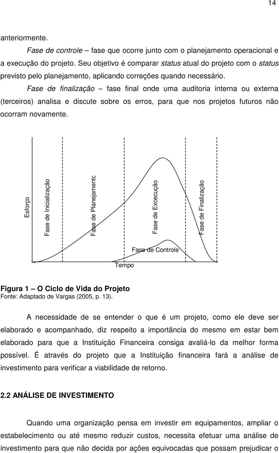 Fase de finalização fase final onde uma auditoria interna ou externa (terceiros) analisa e discute sobre os erros, para que nos projetos futuros não ocorram novamente.