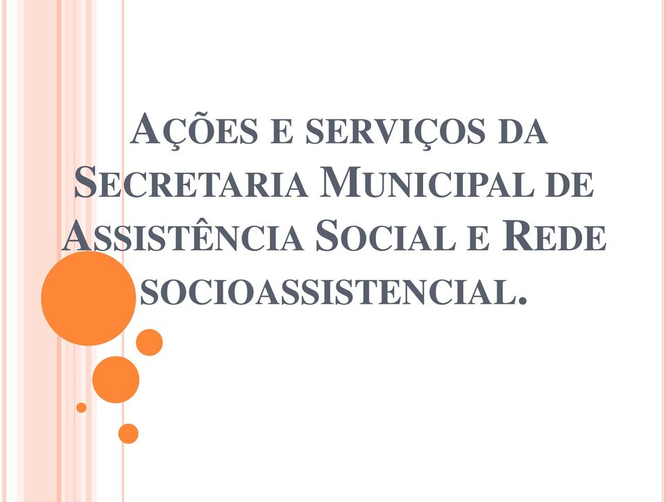 DE ASSISTÊNCIA SOCIAL