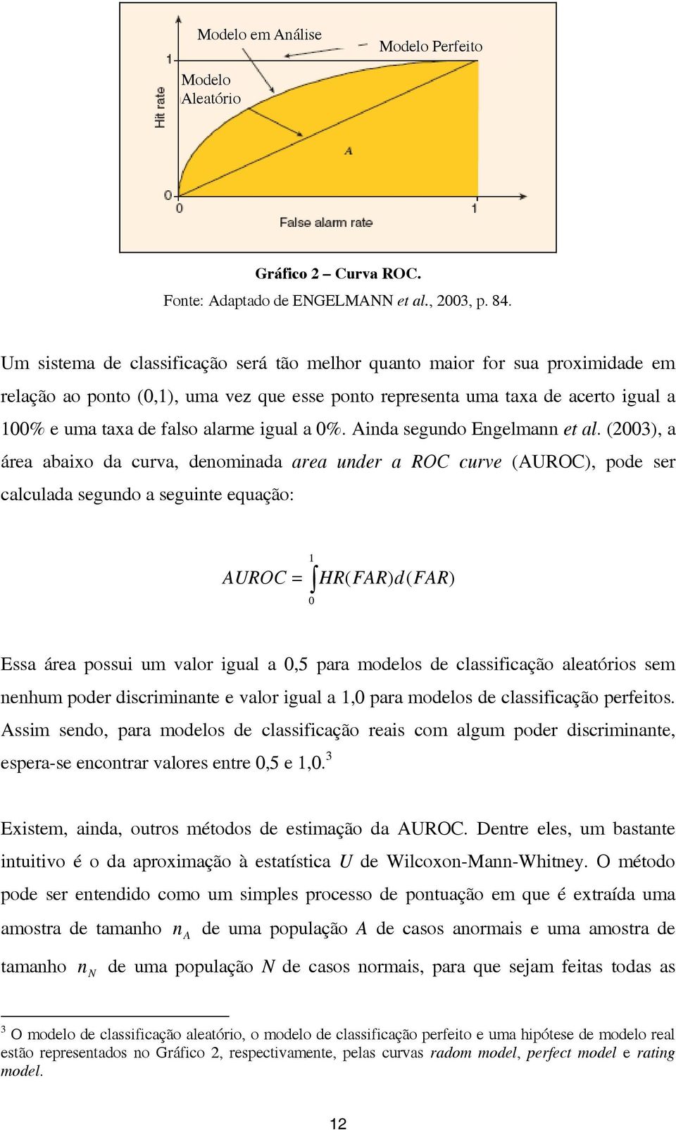 igual a 0%. Ainda segundo Engelmann et al.