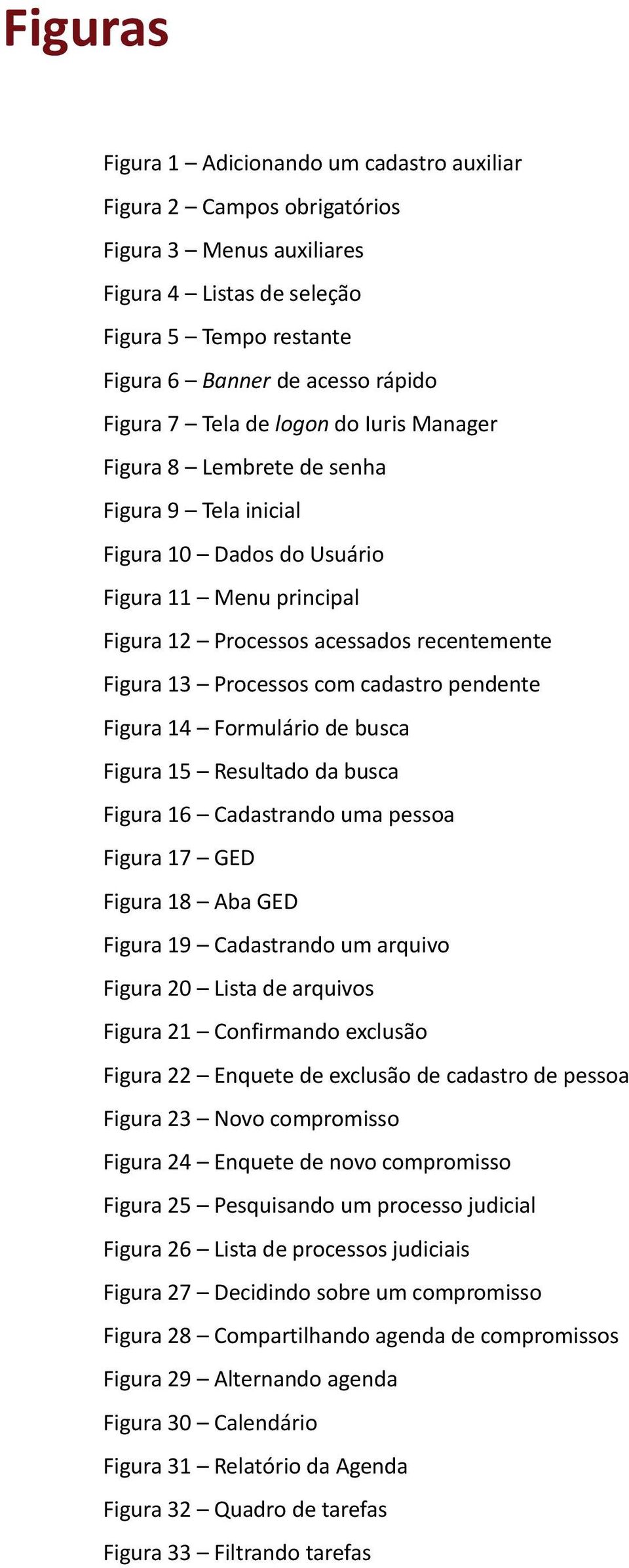 cadastro pendente Figura 14 Formulário de busca Figura 15 Resultado da busca Figura 16 Cadastrando uma pessoa Figura 17 GED Figura 18 Aba GED Figura 19 Cadastrando um arquivo Figura 20 Lista de