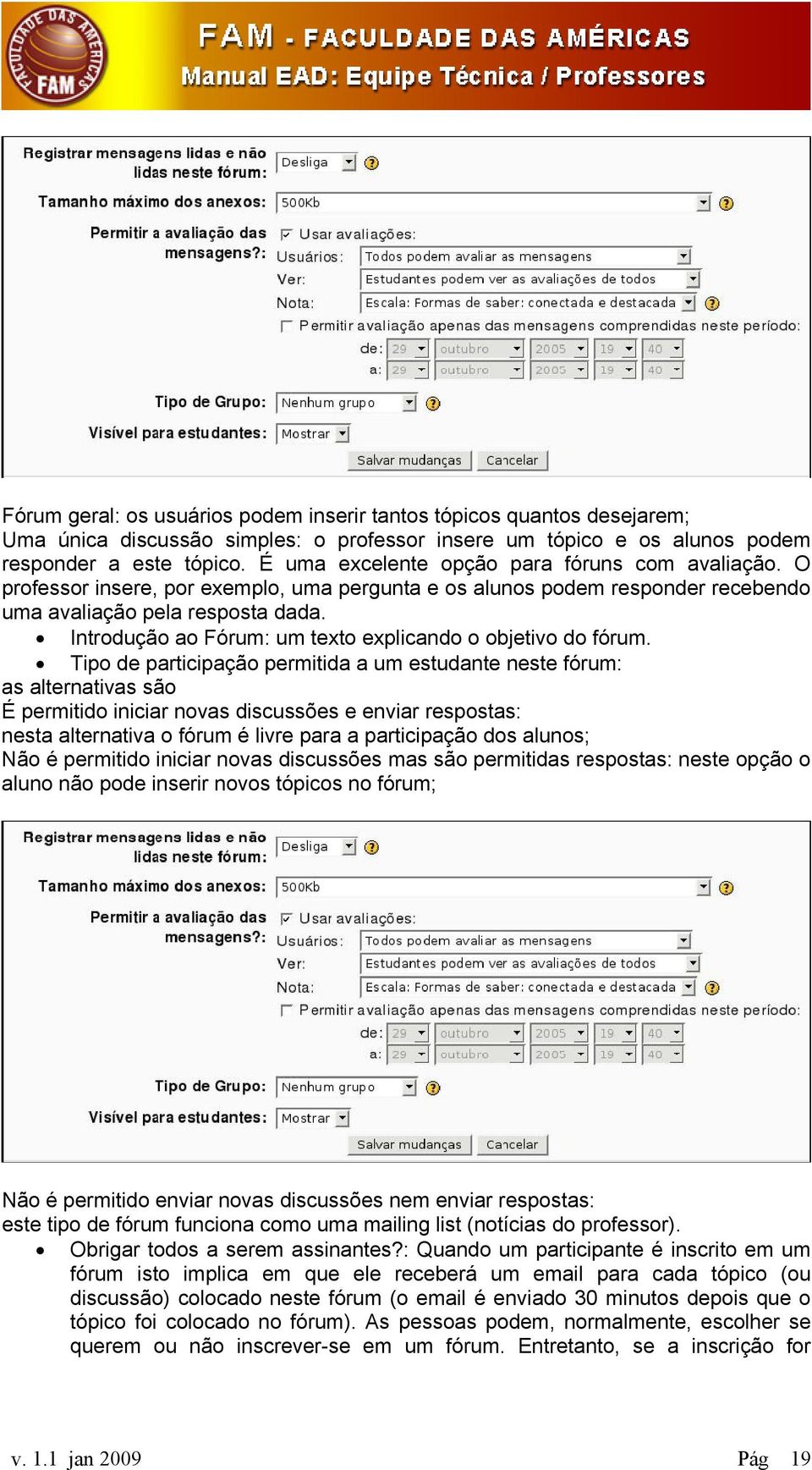 Introdução ao Fórum: um texto explicando o objetivo do fórum.