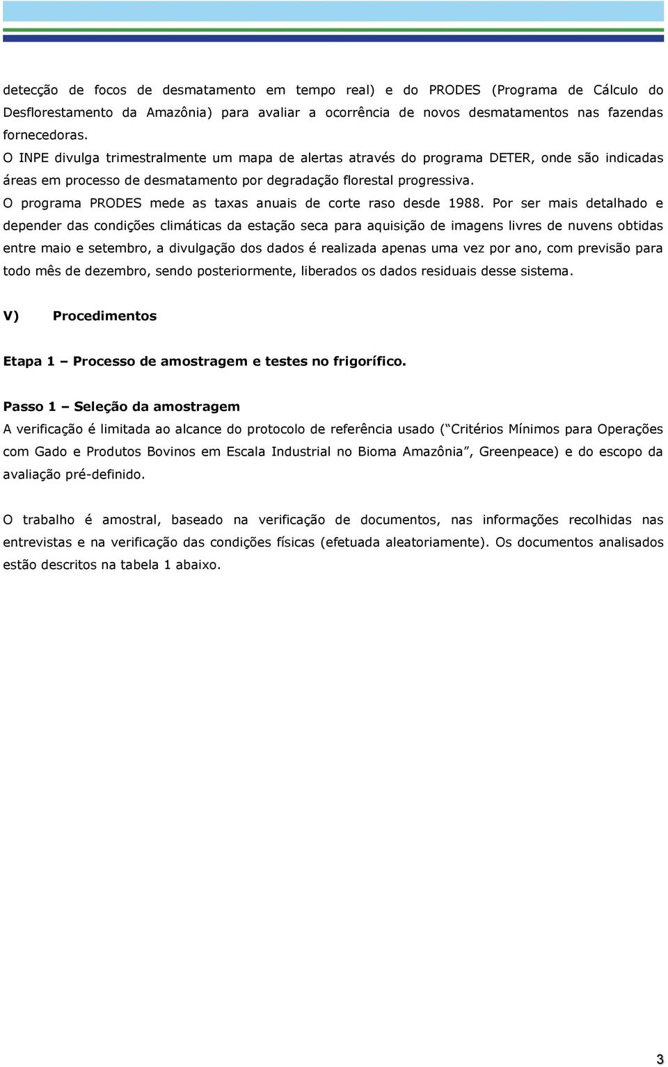 O programa PRODE mede as taxas anuais de corte raso desde 1988.