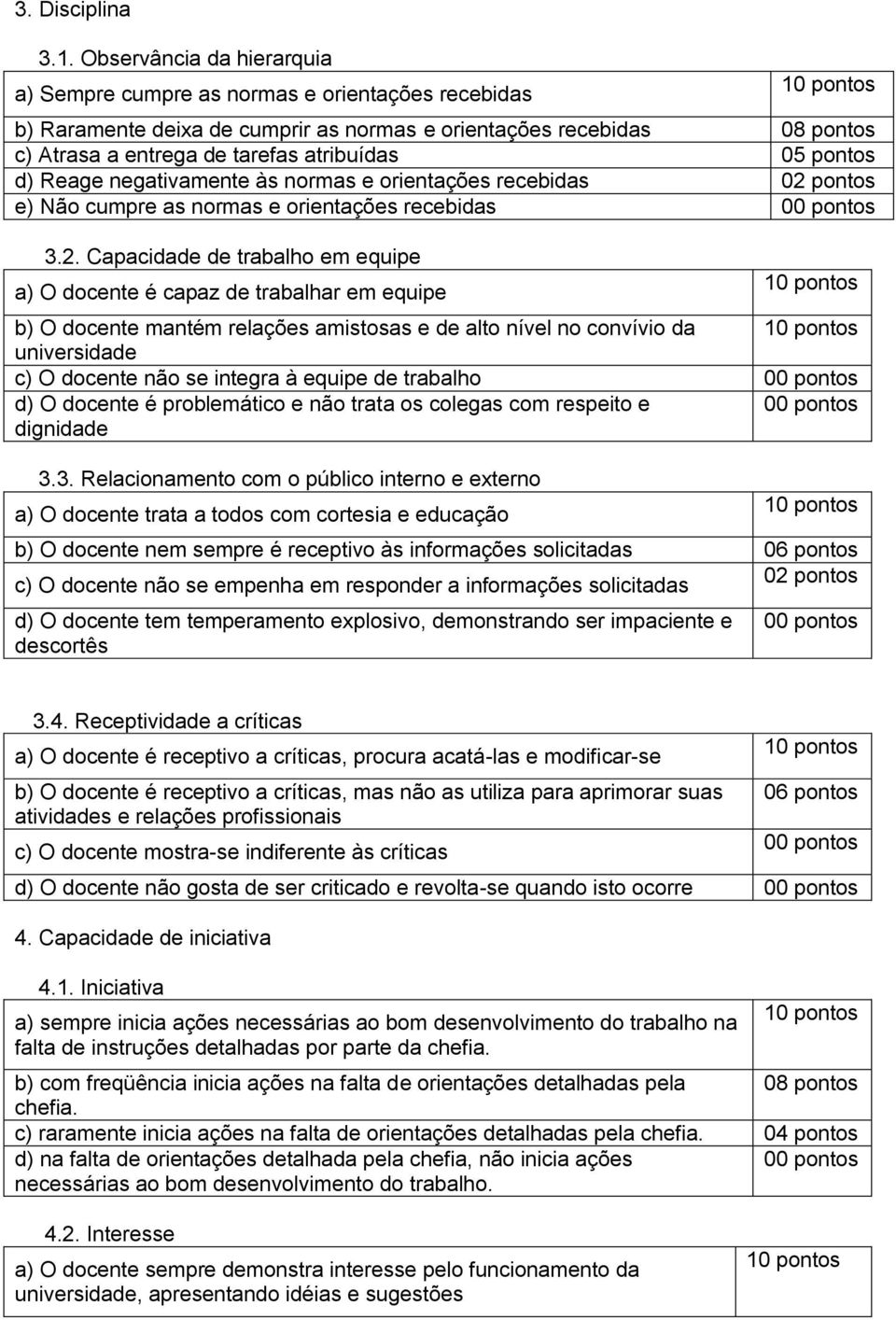 Reage negativamente às normas e orientações recebidas 02 