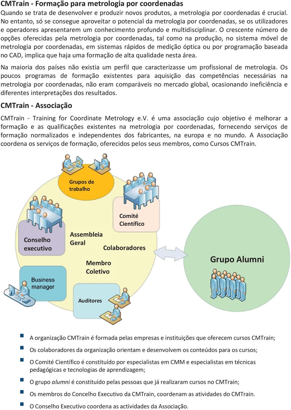 O crescente número de opções oferecidas pela metrologia por coordenadas, tal como na produção, no sistema móvel de metrologia por coordenadas, em sistemas rápidos de medição óptica ou por programação