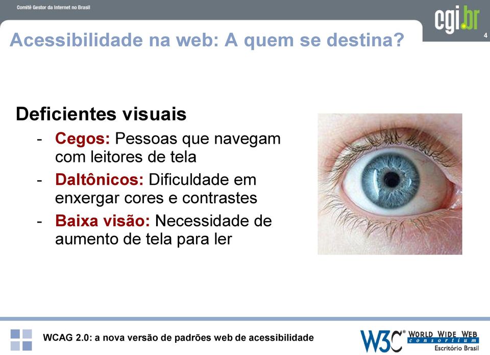 leitores de tela - Daltônicos: Dificuldade em enxergar