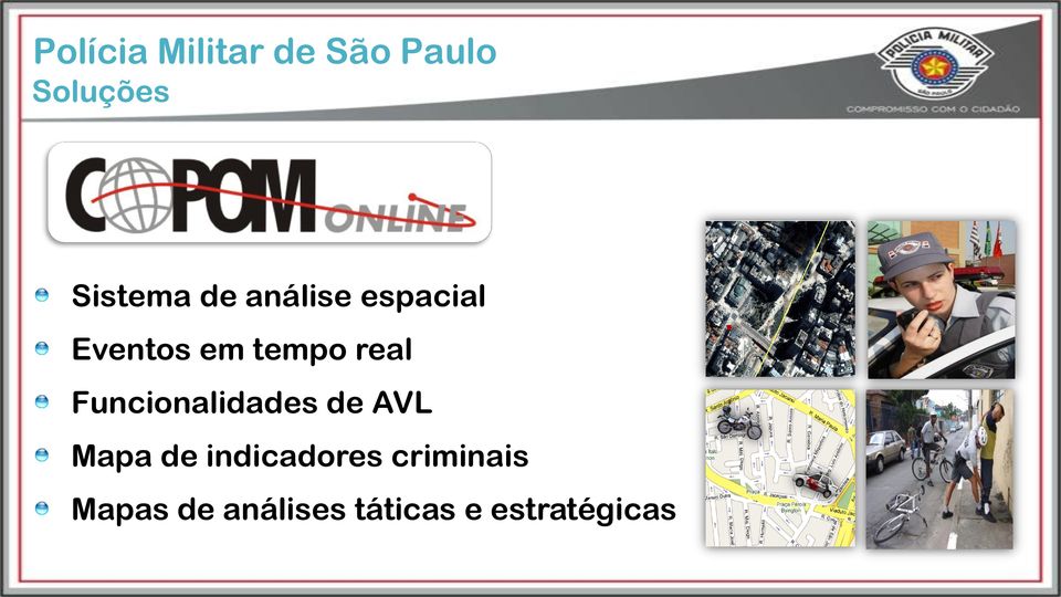 Funcionalidades de AVL Mapa de indicadores