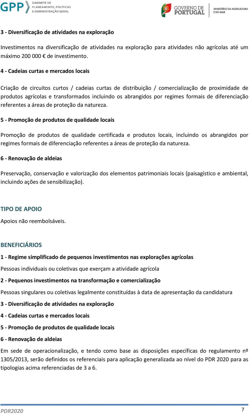 regimes formais de diferenciação referentes a áreas de proteção da natureza.