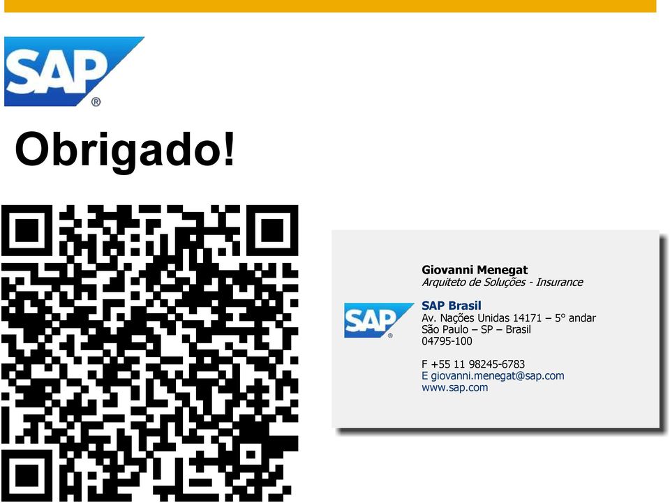Insurance SAP Brasil Av.