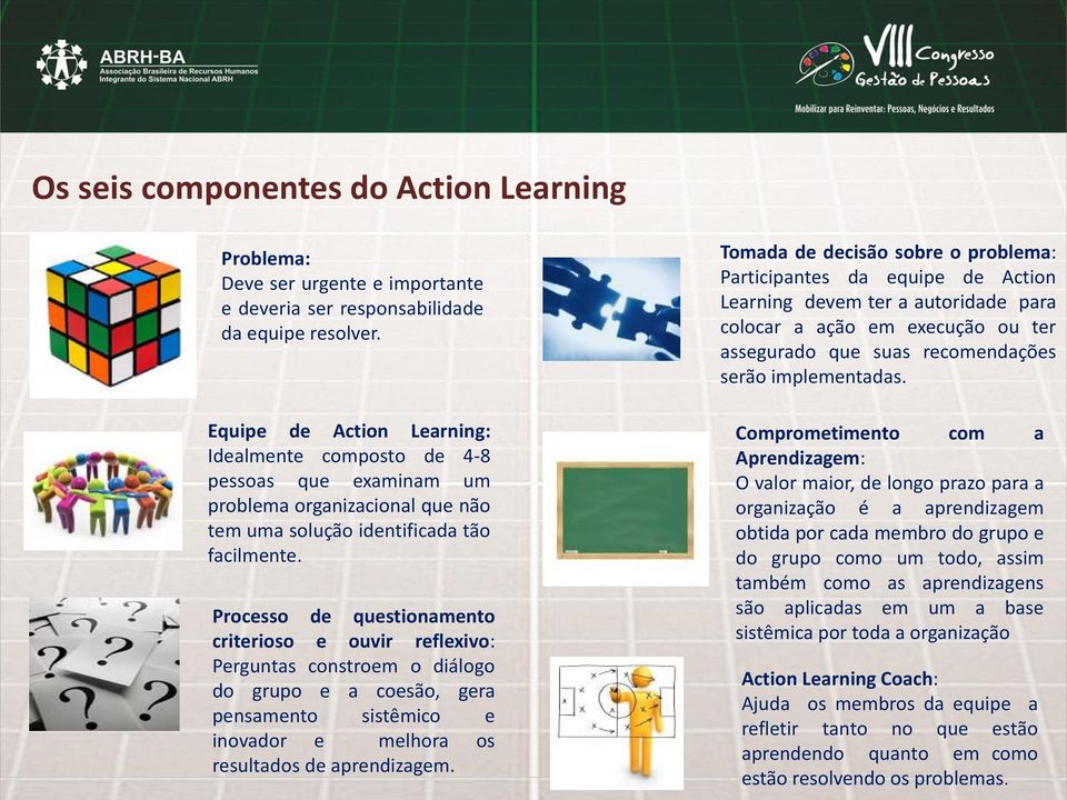 Processo de questionamento criterioso e ouvir reflexivo: Perguntas constroem o diálogo do grupo e a coesão, gera pensamento sistêmico e inovador e melhora os resultados de aprendizagem.