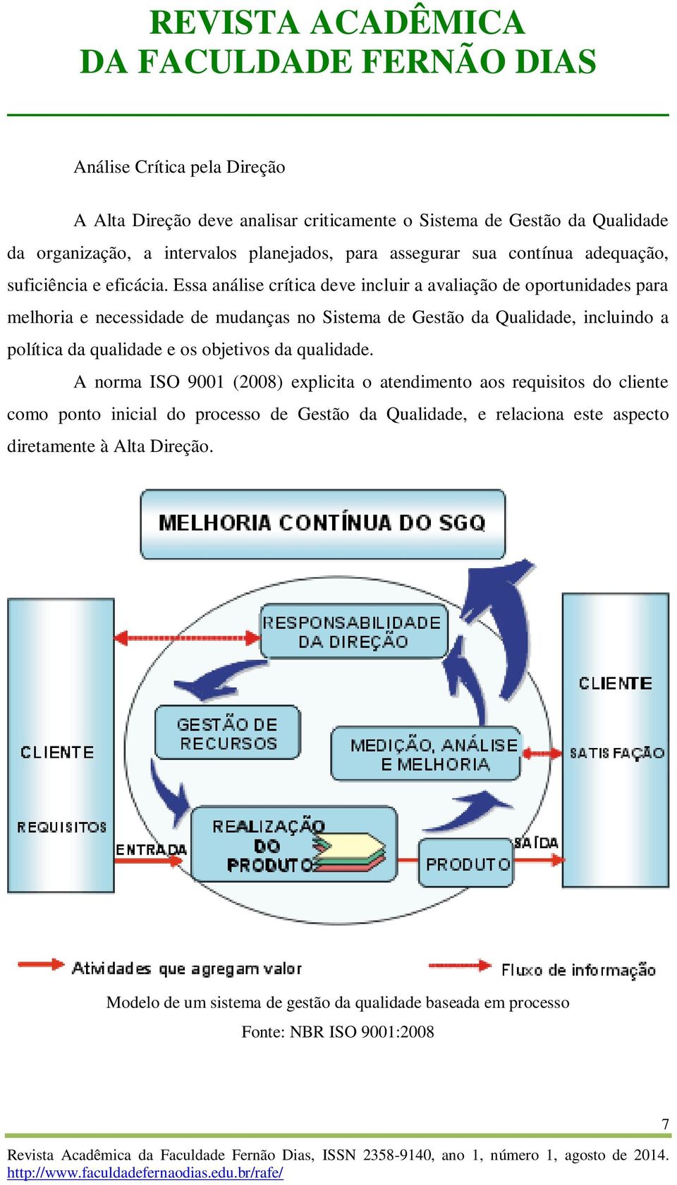 Essa análise crítica deve incluir a avaliação de oportunidades para melhoria e necessidade de mudanças no Sistema de Gestão da Qualidade, incluindo a política da