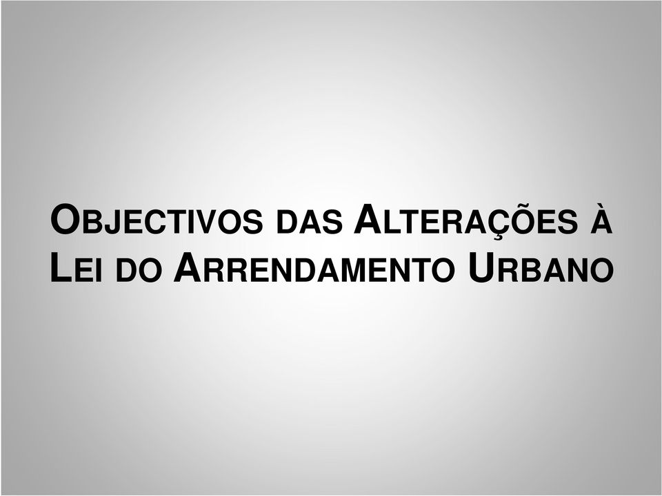 ALTERAÇÕES À