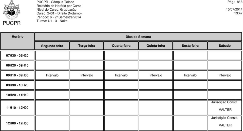 Semestre/2014 Turma: U1-3 - Noite Pág.